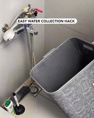 Turn your basket into a water collection bucket 💧