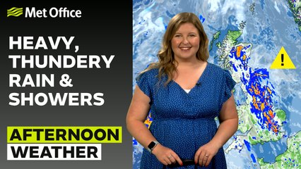 Met Office Saturday Afternoon Weather Forecast 19/07/2025