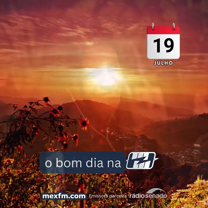 Bom dia! (19/Jul/2025) - Sábado #webradiomexfm #mexfm #mexnews #bomdia