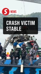 Helicopter crash victim stable and moved to regular ward