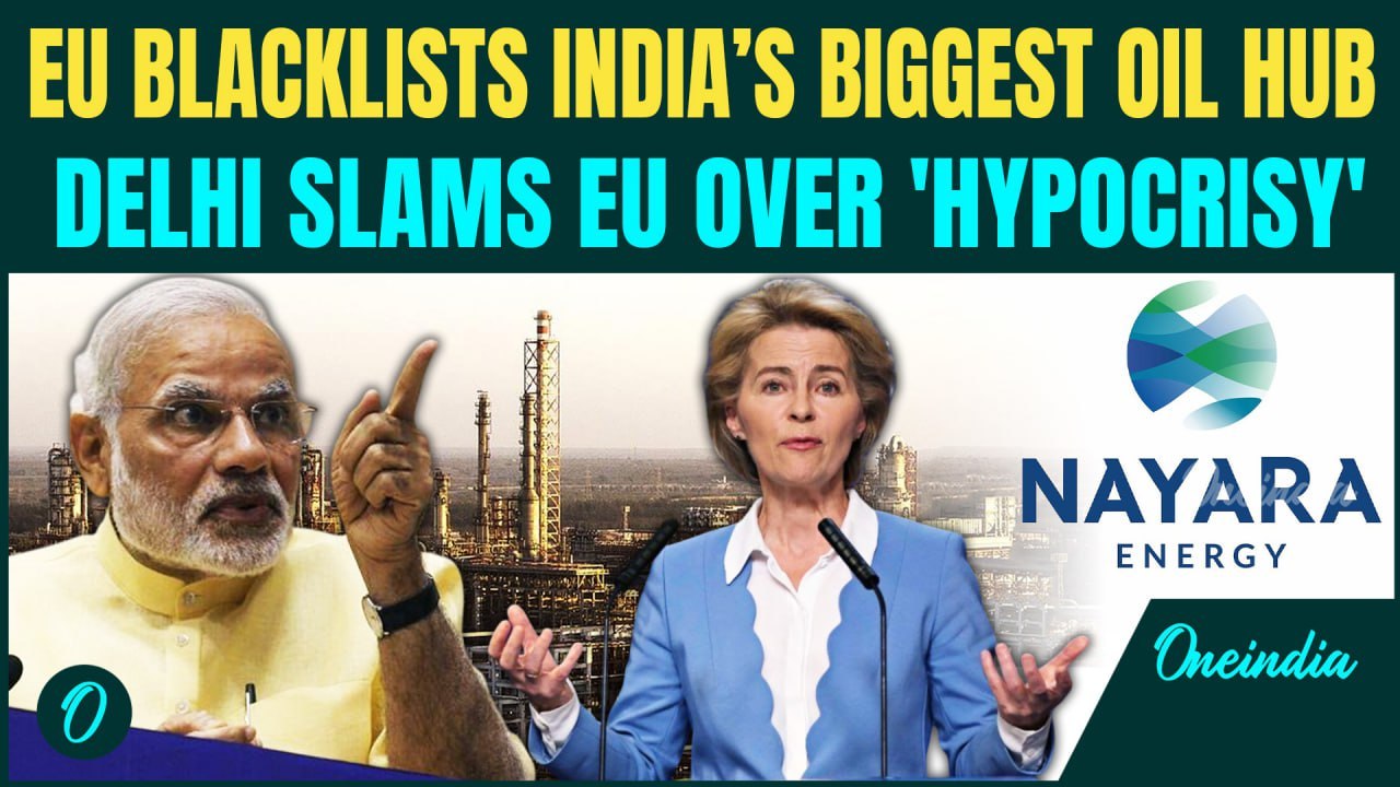 India LASHES OUT As EU Targets Gujarat Refinery Over Russian Oil Ties, Sanctions Spark Firestorm