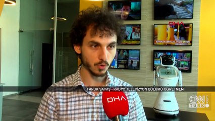 Demirören Medya ve Teknoloji Lisesi'nde robotla tanıtım dönemi