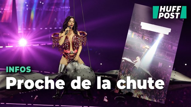 Suspendue au-dessus du public, Katy Perry a eu une sacrée frayeur à San Francisco