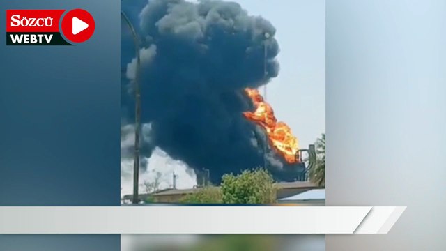 İran'daki petrol rafinerisinde yangın çıktı