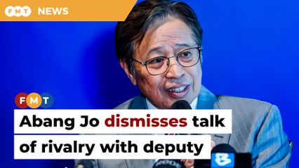 ‘What rift?’ Abang Jo dismisses talk of rivalry with deputy