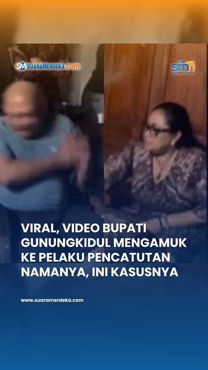 Viral, Video Bupati Gunungkidul Mengamuk ke Pelaku Pencatutan Namanya, Ini Kasusnya