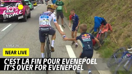 The Tour is over for Evenepoel - Stage 14 - Tour de France 2025