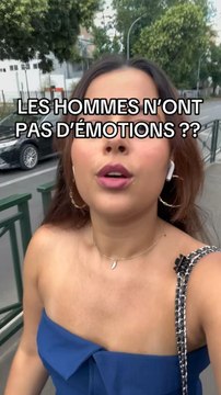 Pourquoi les hommes n’expriment pas leurs émotions ? Réponse en musique ! Et vous, vous en pensez quoi ?
