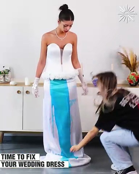 Pov: your wedding dress is ruined!