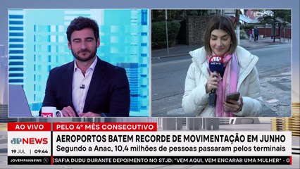 Aeroportos batem recorde de movimentação em junho no Brasil