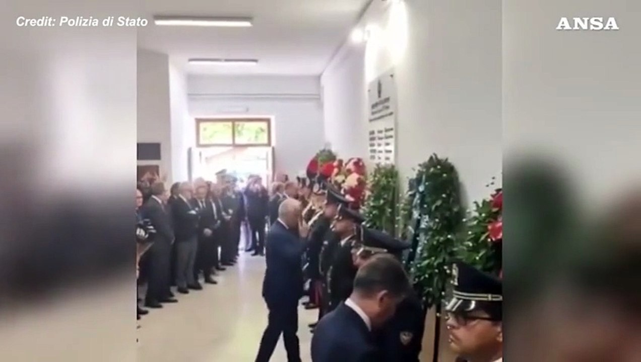 La polizia ricorda il 33  anniversario della strage di via D'Amelio