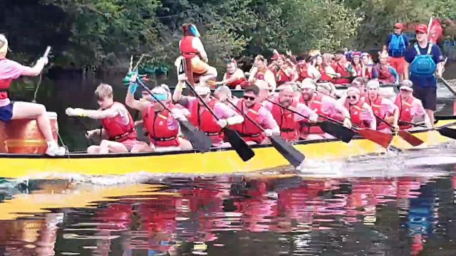 Severn hospice dragon boat race.