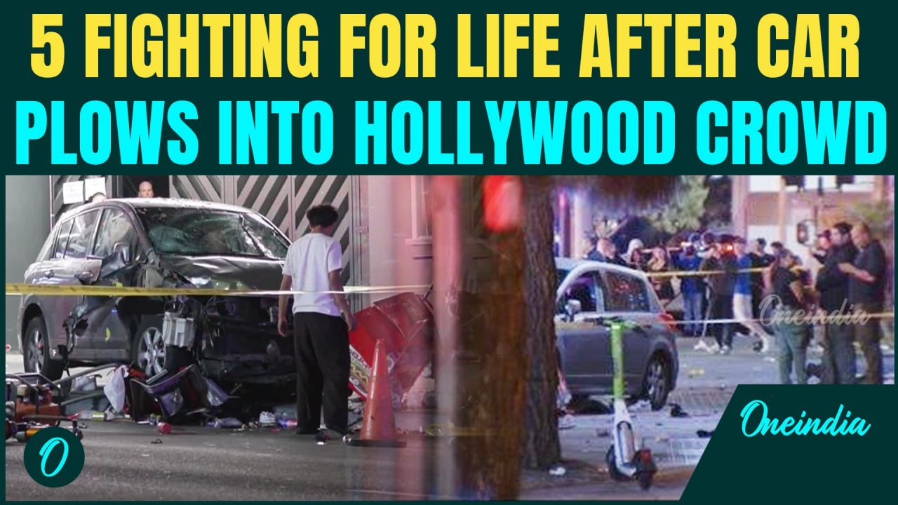 Los Angeles Tragedy: Hollywood Crowd RAMMED by Car Near Walk of Fame|28 Injured, 5 Fighting for Life