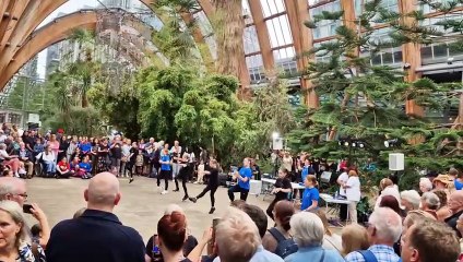 25th Sheffield Chance to Dance Festival, held indoors at Winter Garden due to rain.