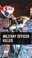 Military officer dies in head-on collision with tanker