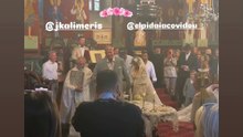 Τζώνη Καλημέρης - Ελπίδα Ιακωβίδου: Βίντεο από τον γάμο τους