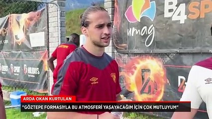 Göztepe'nin yeni transferi Arda Okan Kurtulan'dan taraftara hedef sözü