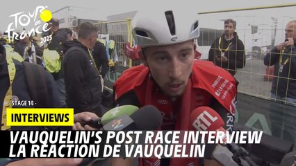 Post-race interview Vauquelin - Stage 14 - Tour de France 2025
