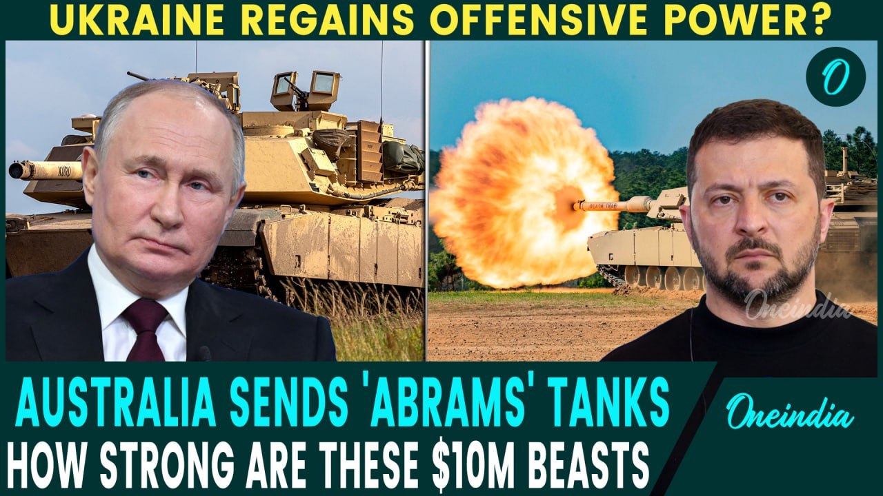 Russia SCARED As 49 Australian Abrams Tanks ARRIVE in Ukraine | Can $10M Beasts CRUSH Putin’s Army?
