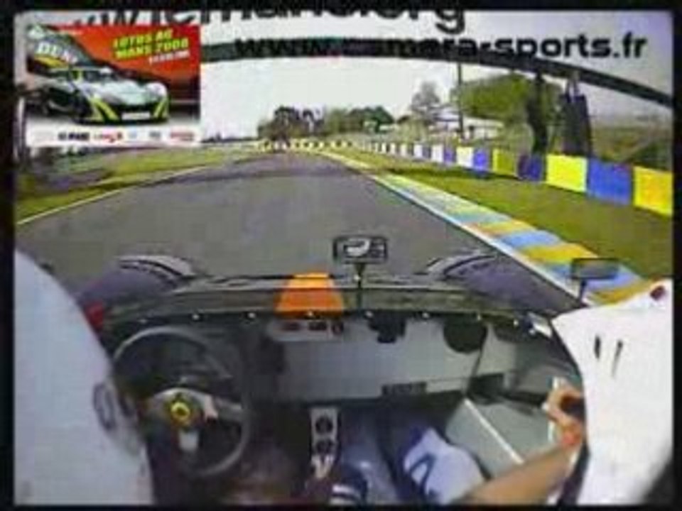 LOTUS ELEVEN CAMERA EMBARQUEE AU MANS