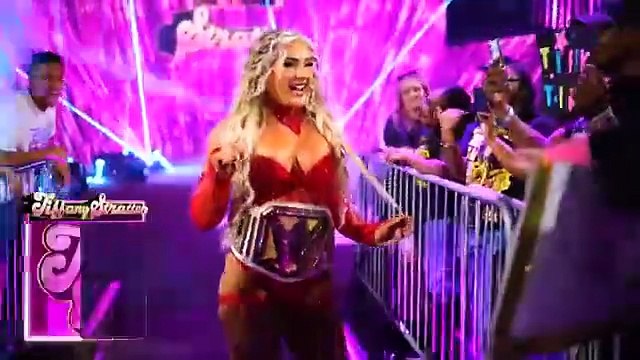 Tiffany Stratton vs. Trish Stratus WWE Women’s Title Match Evolution 2025 highlights - WWE