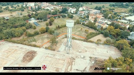 Firenze, demolito l'antico serbatoio: l'esplosione controllata e il crollo