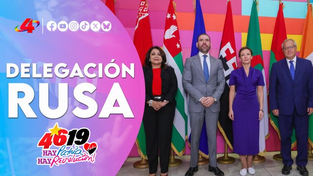 🇷🇺✈️Llega a Managua la Delegación de la Duma Estatal de Rusia por el 46 aniversario de la Revolución