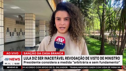 Lula chama de ‘inaceitável’ revogação do visto de Alexandre de Moraes