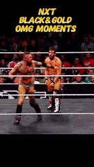 NXT Black & Gold Omg Moments #wwe #aew #prowrestling #fyp