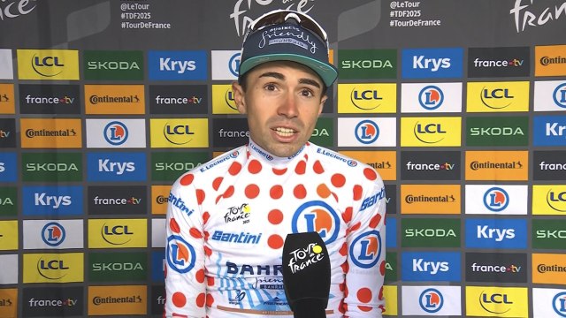 Tour de France 2025 - Lenny Martinez : Le plan parfait était de passer en tête des trois premiers cols...