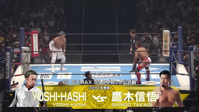 Shingo Takagi vs. YOSHI-HASHI - G1 Climax 2025 Block B Match: NJPW G1 Climax 35 Day 1 (7/19/2025)