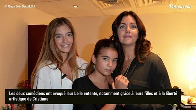 C'est grâce à nos filles Toscane et Elisa : Cristiana Reali et Francis Huster ont réussi leur séparation, leur entente étonne même certains