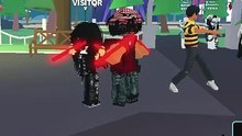 dancing with my Roblox friend