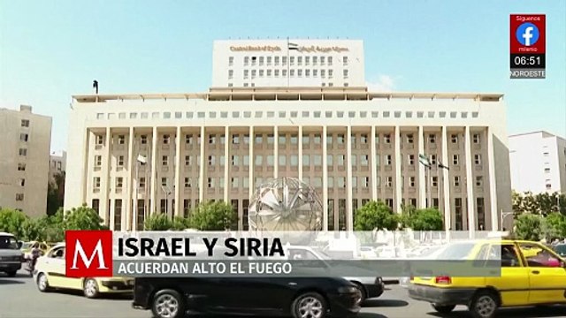 Los lideres de Israel y Siria acuerdan alto al fuego tras ataques israelíes