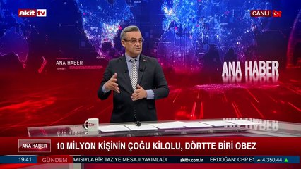 10 Milyon kişinin çoğu kilolu, dörtte biri obez
