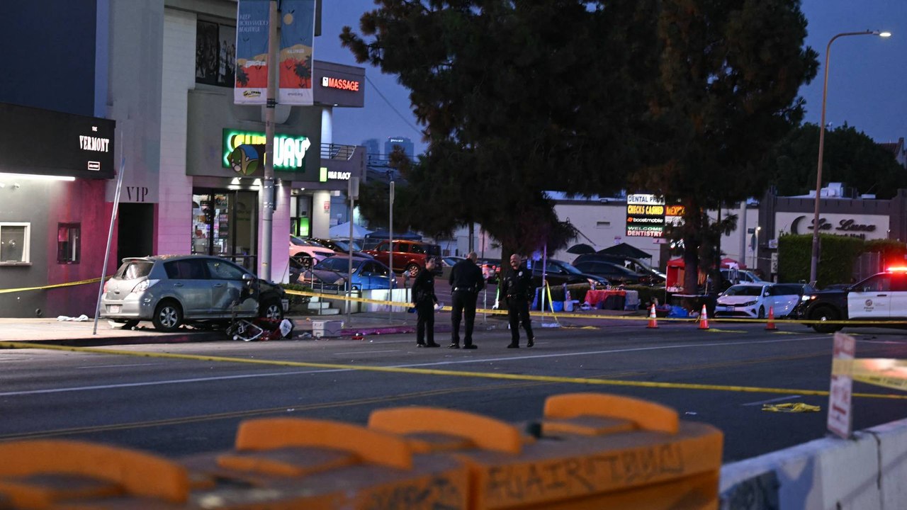 Tragedia en Los Ángeles: conductor arrolló a multitud y dejó 28 heridos