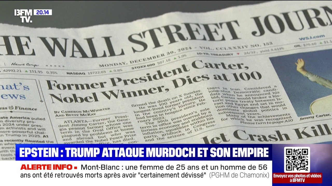 Affaire Epstein: Donald Trump attaque Rupert Murdoch et son empire