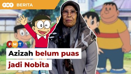 Azizah belum puas jadi Nobita