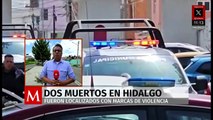 Localizan a dos hombres asesinados con marcas de violencia en Hidalgo