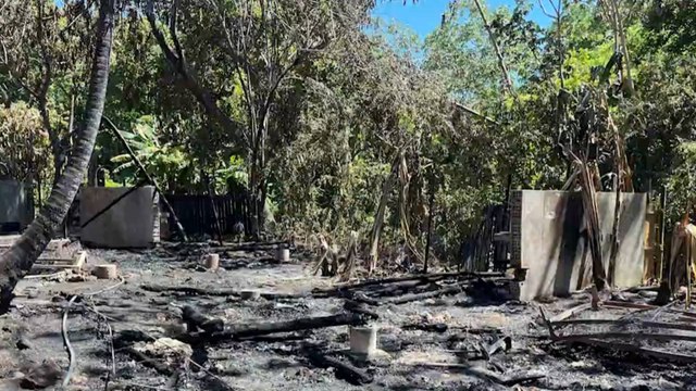 Bomberos llegaron tarde a un incendio que había ocurrido tres horas antes
