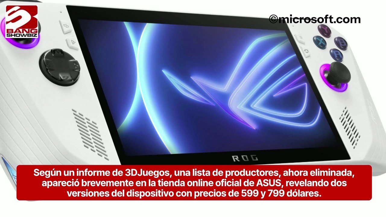 Revelan precio de la ASUS ROG Xbox Ally