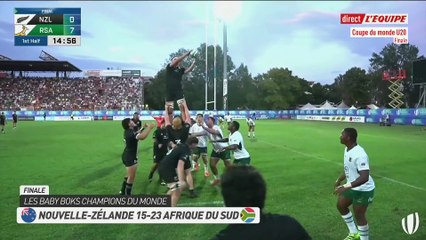 L'Afrique du Sud sacrée championne du monde - Rugby - Coupe du monde U20