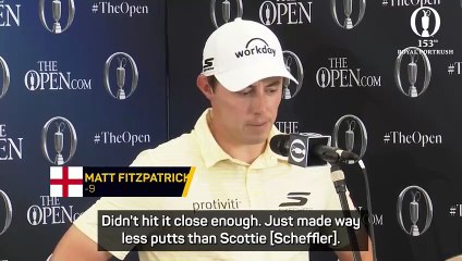 Scheffler's putting 'night and day' compared to the rest - Fitzpatrick