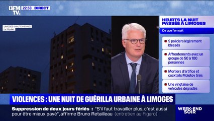 Violences : une nuit de guérilla urbaine à Limoges - 19/07
