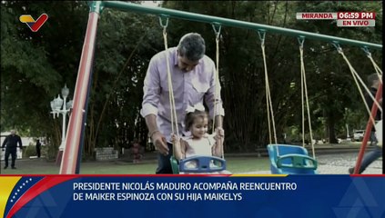 Jefe de Estado recibe a Maiker Espinoza padre de la niña Maikelys tras ser rescatado de El Salvador