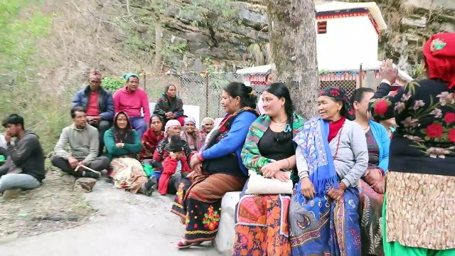 dance in traditional nepalese cultural music naumati baja |