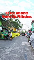 50 seconds on Amatista Street in Manila City in the Philippines