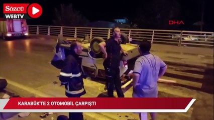 Karabük'te 2 otomobil çarpıştı; 7 yaralı