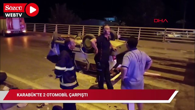 Karabük'te 2 otomobil çarpıştı; 7 yaralı