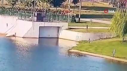 Bursa'da 1,5 yaşındaki çocuk Nilüfer Çayına düştü!
